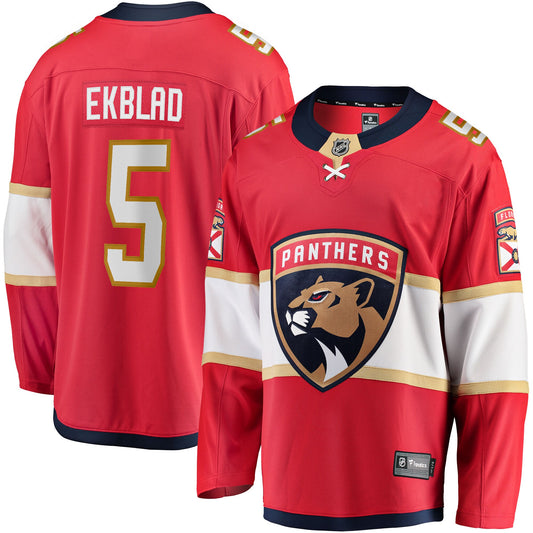 Aaron Ekblad Florida Panthers Fanatics Branded Home Team Breakaway Player Jersey - Red